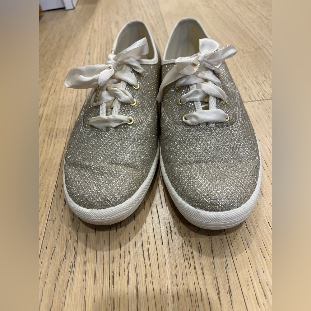 Kate Spade ♠️ Keds sneakers Rose gold size 8.5 US - Picture 12 of 17
